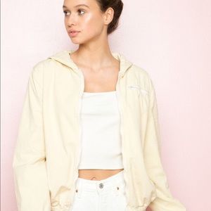 Brandy Melville John Galt Pastel Yellow Jacket